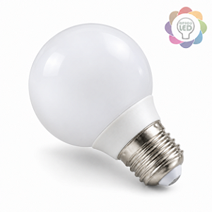 Lâmpada LED Bolinha 3W 24V Branca Fria