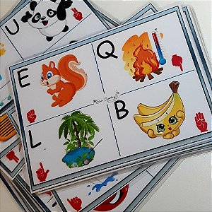 Bingo Educativo Letras do Alfabeto | Jogo Educativo | Educação Infantil | 20 Cartelas + 1 Baralho para sorteio