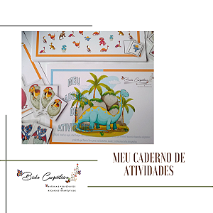 MEU CADERNO DE ATIVIDADES - TEMA DINOSSAURO (PDF)