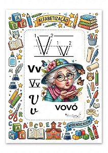 KIT ALFABETO DE PAREDE COMPLETO A a Z