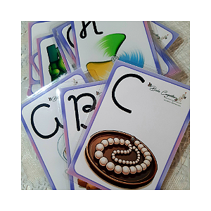 ALFABETO MÓVEL LETRA CURSIVA MAIÚSCULA | JOGO EDUCATIVO | ALFABETIZAÇÃO