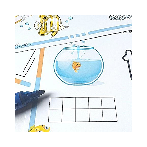 QUANTOS PEIXINHOS TEM NO AQUÁRIO? ATIVIDADE DE MATEMÁTICA DE 1 A 10