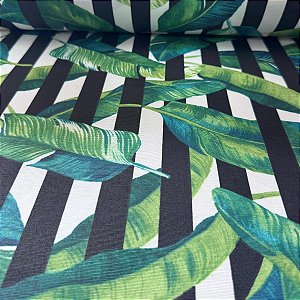 Waterblock estampado folhagem