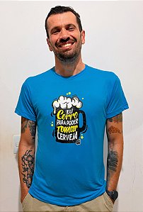 Camiseta Corro pra poder beber  - UNISSEX
