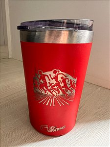 Copo para bebidas geladas e quentes 360 ml - VERMELHO