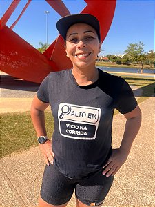 Camiseta Poliamida Alto em Vício na Corrida - BABY LOOK