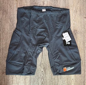 Bermuda de compressão corrida cinza - MASCULINA