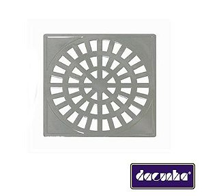 Dacunha Grelha Plastica Cromada Fixa Quadrada Dn 150