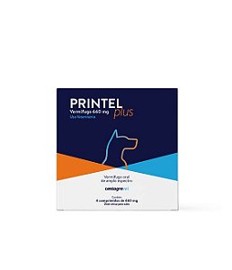 Vermífugo Centagro Vet Printel Plus para Cães - 4 Comprimidos