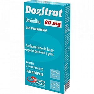 Antibiótico Doxitrat Cães e Gatos Agener