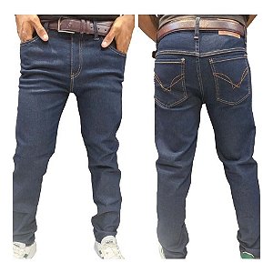 Calça Jeans Masculina C/ Elastano - Revenda Kit com 10 Peças