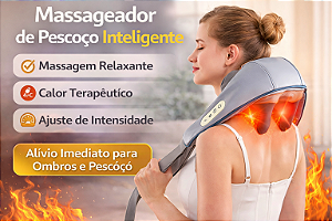 Massageador Pescoço Ombros Terapêutico Portátil