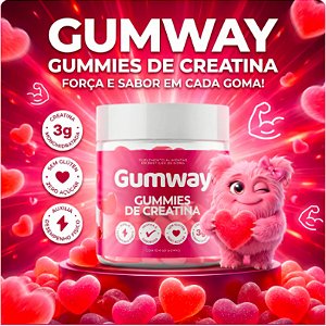 Creatina Monohidratada Gumway Frutas Vermelhas
