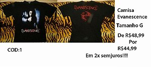Camisa Evanescence