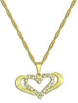 Corrente coração duplo