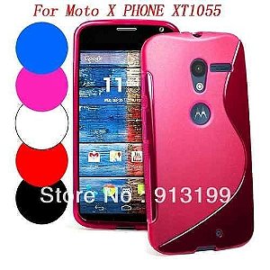 Capa Tpu Motorola Moto X - Xt1058 + Película Grátis