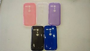 Capa Tpu Lisa Motorola Moto G Xt1032 + Película Grátis