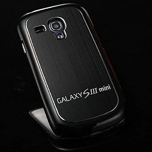 Capa Hard Case Galaxy S3 Mini I8190 - Metal Aluminium