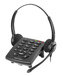 Headset Telefone Felitron S8010 Black c (felitron S8010 Black)