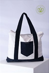 Bolsa Shopper Bicolor Pocket (Upcycling)
