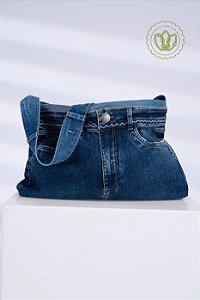 Bolsa Shoulder Cós Ondas (Upcycling)