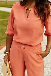 BLUSA DECOTE PASSANTE