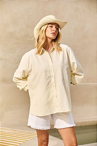 CAMISA LISTRAS BORDADA