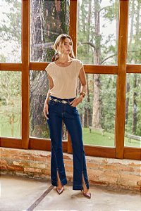 CALÇA FLARE ABERTURA