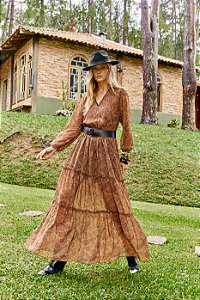 VESTIDO BOHO IMPRESSOES