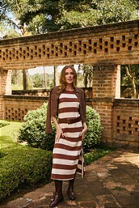 VESTIDO LONGO LISTRAS