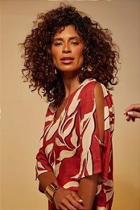 BLUSA EST. TERRACOTA