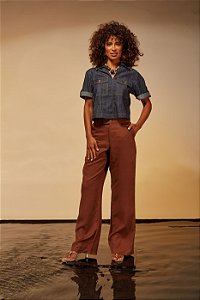 CALCA RETA ALFAIATARIA LINEN