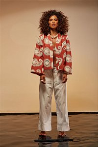 CARDIGAN TERRACOTA RICHELIEU