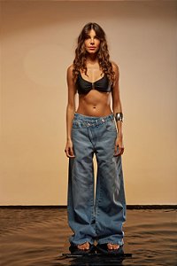 WIDE LEG COS TRANSPASSADO