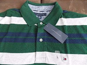 Tommy Hilfiger - Polo Masculina - Tam. Grande (L)