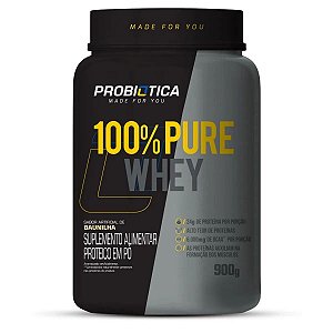 100% Pure Whey 900g Pt Baunilha Probiótica