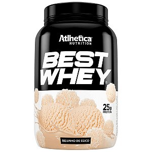 Best Whey 900g Pt Beijinho De Coco Atlhetica Nutrition