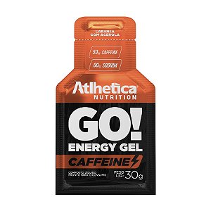 Go! Energy Gel Caffeine 30g Laranja Com Acerola Atlhetica Nutrition