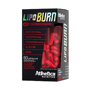 Lipo Burn Hd Thermogenic 60 Cápsulas Atlhetica Nutrition
