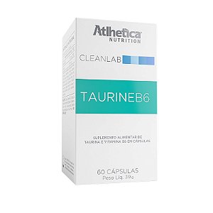 Taurine B6 60 Cápsulas Atlhetica Nutrition