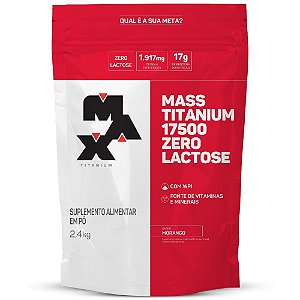 Mass Titanium 2,4kg Zero Lactose Morango