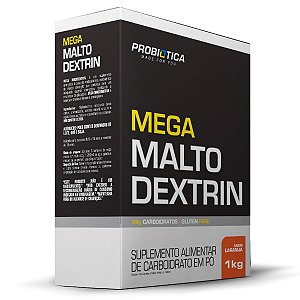 Mega Malto Dextrin 1kg Laranja Probiótica