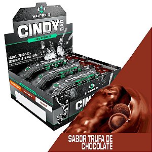 Barra de Proteína Cindy Bar Trufa De Choco/ Choco Chips Cx 12 Unidades De 45g Hopper