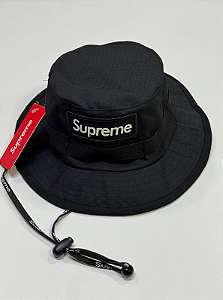 Bucket Hat Supreme Square Box Black
