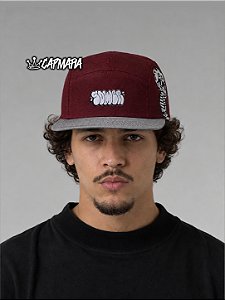 Cap Sower Company Rebel Fake People Burgundy Five Panel