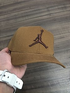 Cap Jordan Brand Jumpman Caramel Snapback Aba Curva