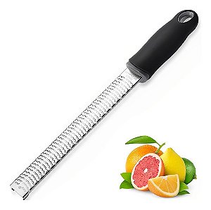 Ralador Zester Aço Inoxidável Afiado Raspas Finas Cozinha