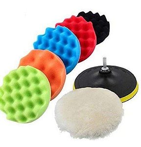 Kit Polimento Boinas Acabamento Carros Automotivos Motos