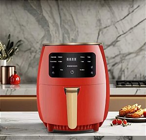 Fritadeira Airfryer Sem Oléo 4.5l Painel Touch Digital 220w VERMELHA