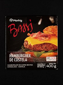 Hamburguer de Costela Bassi - Congelado